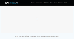 Desktop Screenshot of nrkaktivum.no